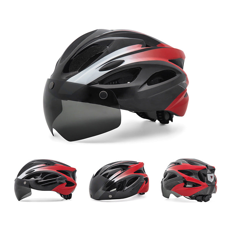 Aerodynamic Cycling Helmet with Integrated Visor Kalsten