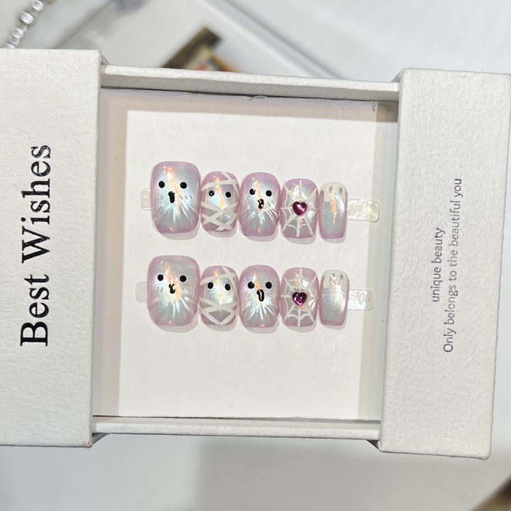 Whimsical Characters Press-On Nail Set Kalsten
