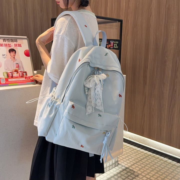 Stylish Floral-Embellished Backpack Kalsten