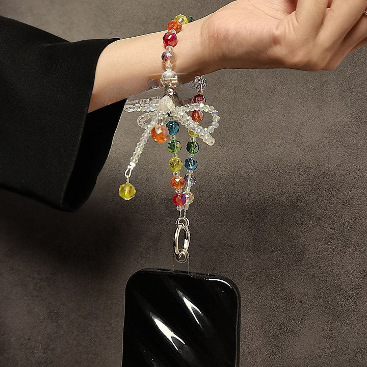 Colorful Beaded Charm Keychain Kalsten