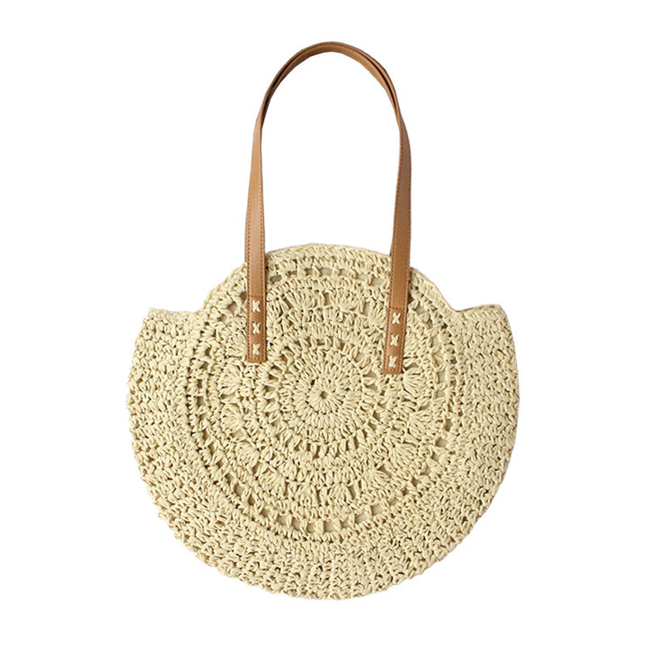 Round-woven beach bag Kalsten