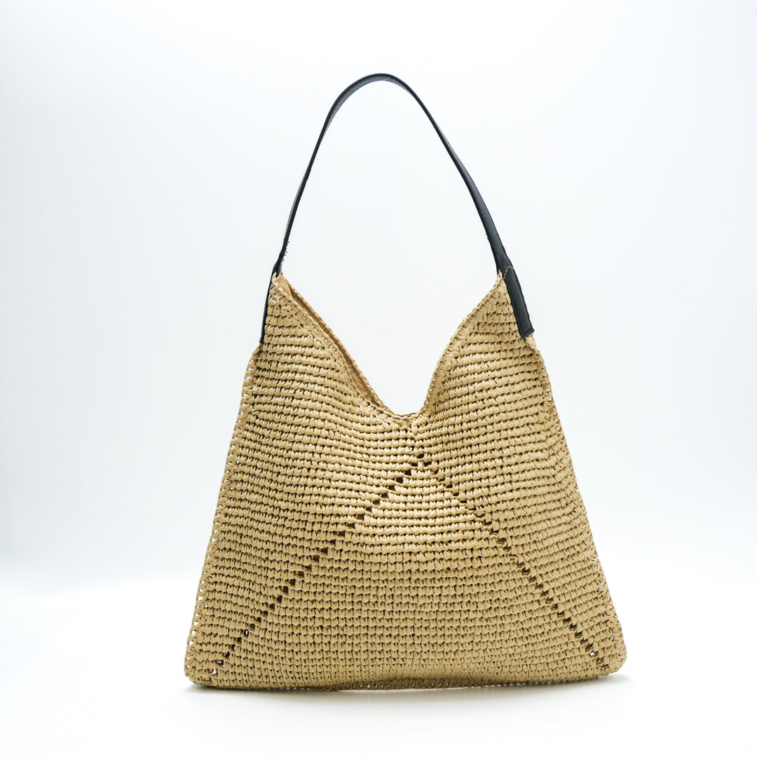 Hand-crocheted shoulder bag with modern design Kalsten