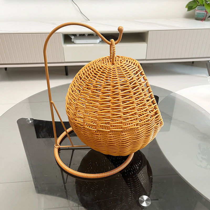 Modern Hanging Woven Basket Stand Kalsten