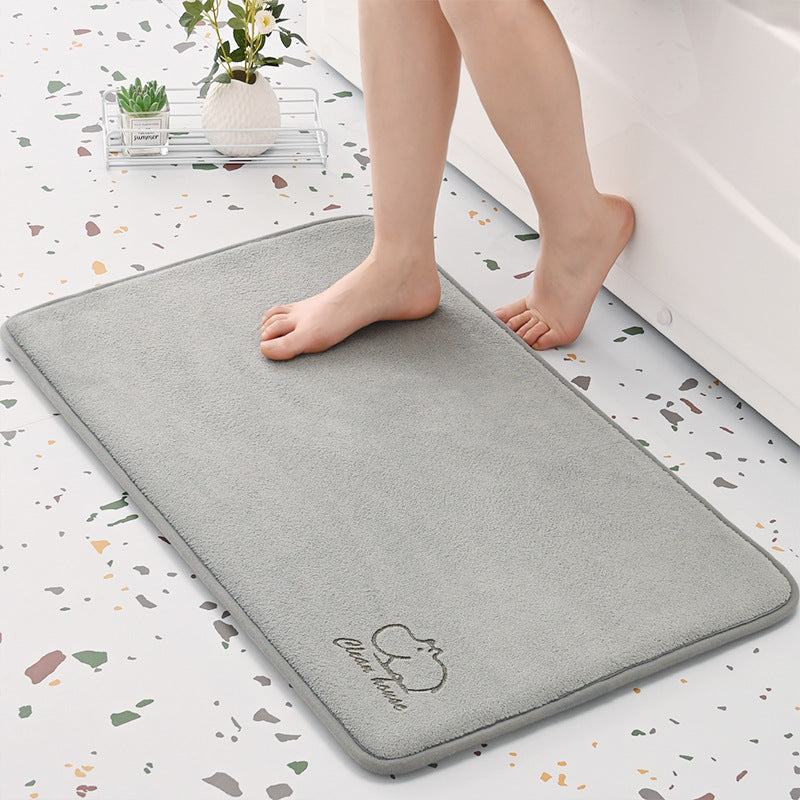 Soft and Absorbent Bathroom Rug Kalsten