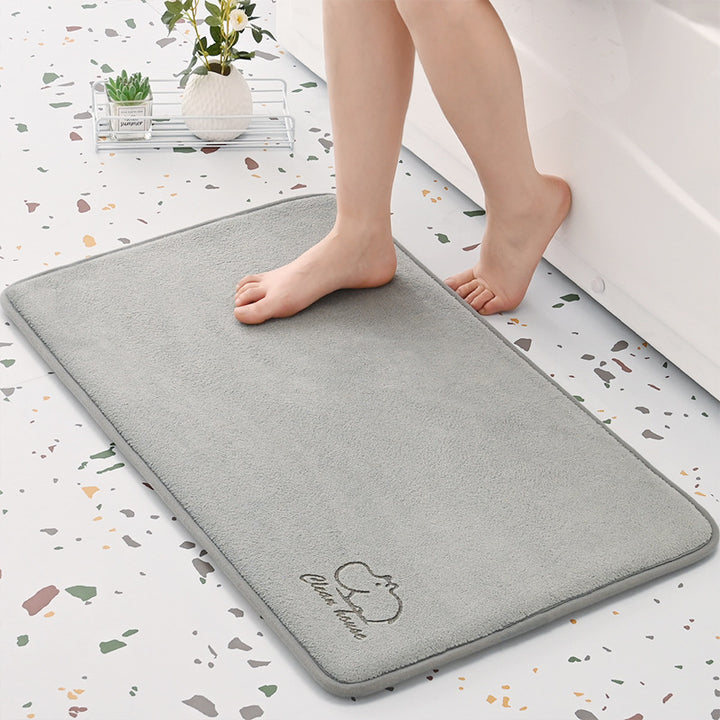 Soft and Absorbent Bathroom Rug Kalsten