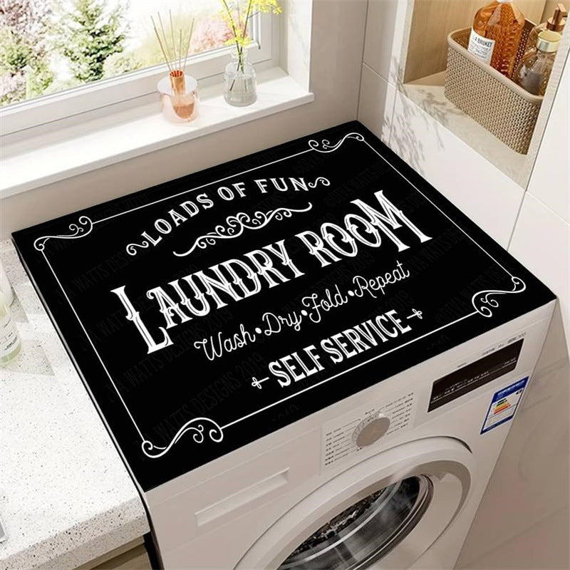 Decorative Laundry Room Mat for Home