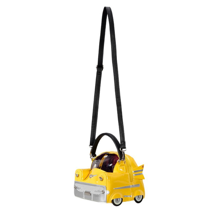 Playful Taxi-Shaped Handbag