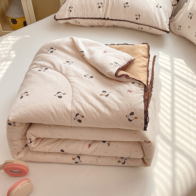 Ladies comfort duvet with delicate floral pattern and high-quality filling Kalsten