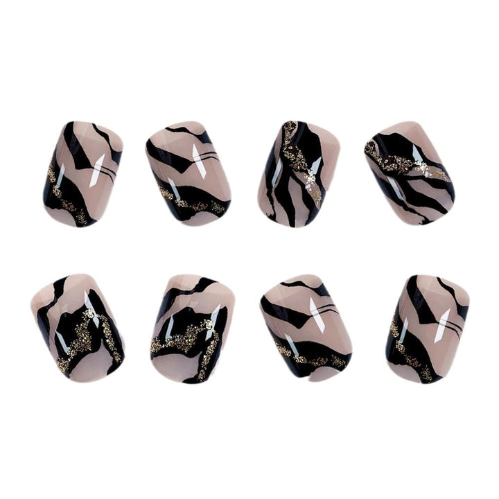 Marble Effect Nail Art
