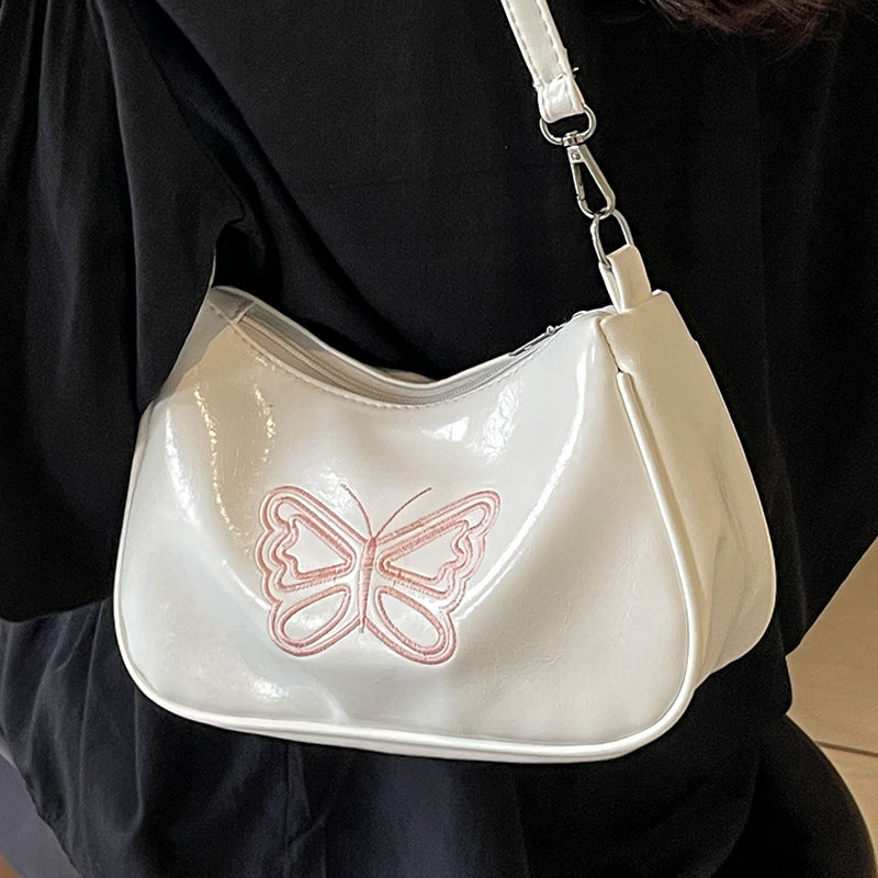 Elegant Butterfly Motif Crossbody Bag