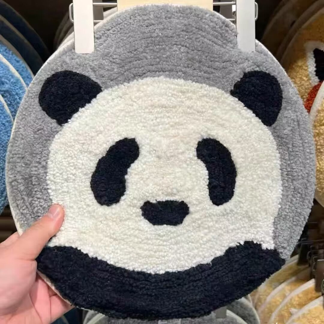Panda-Themed Plush Floor Mat Kalsten