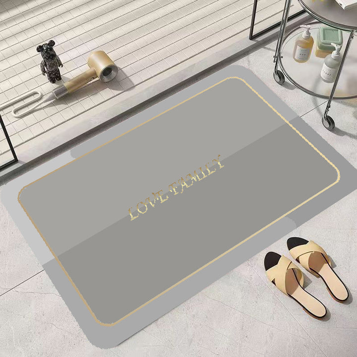 Elegant Family-Themed Soft Area Rug Kalsten