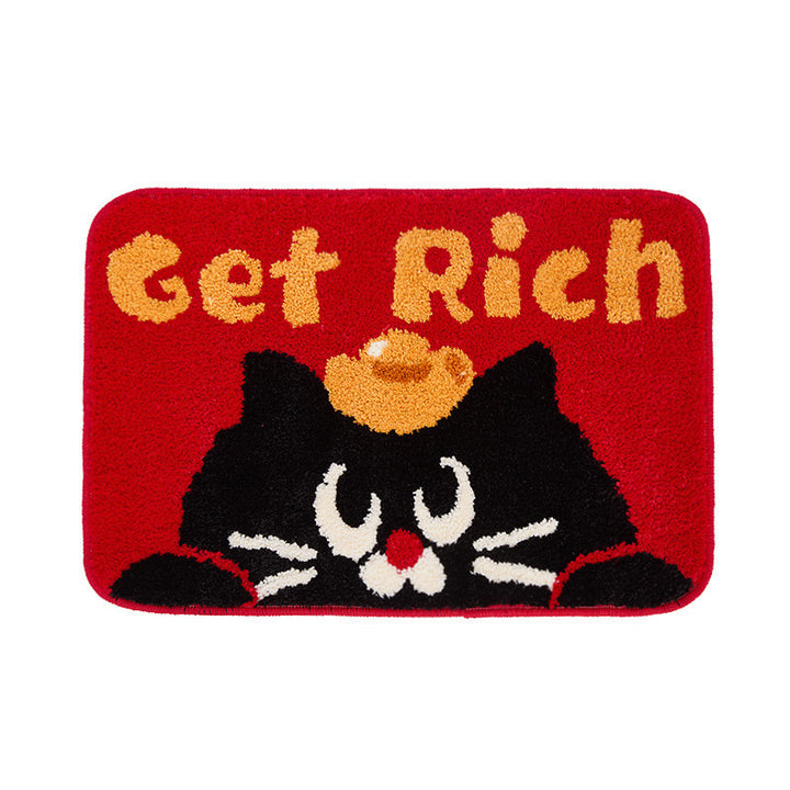 Fun and Quirky Cat-Themed Bath Mat