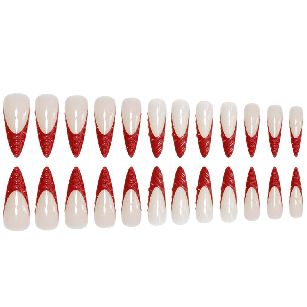 Sculpted Stiletto Nail Enhancements Kalsten