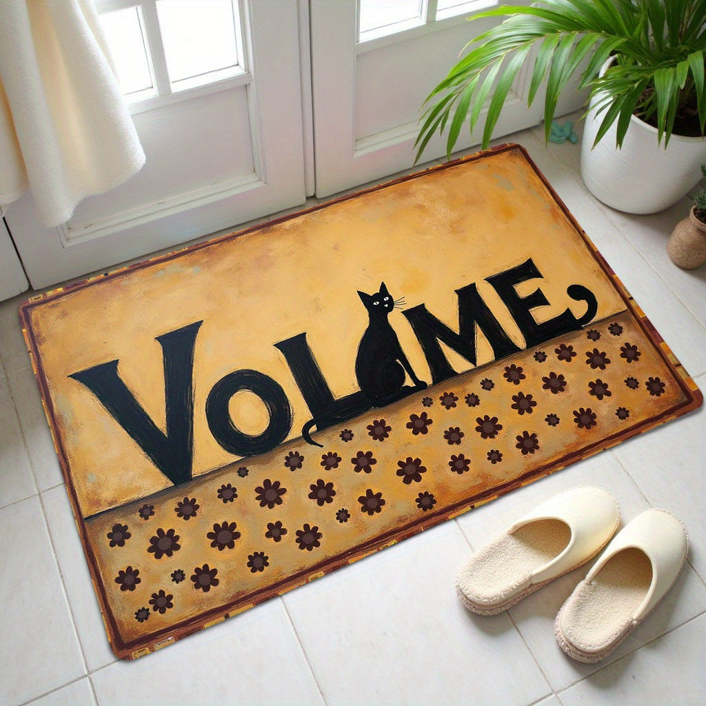 Cat-Themed Decorative Doormat Kalsten