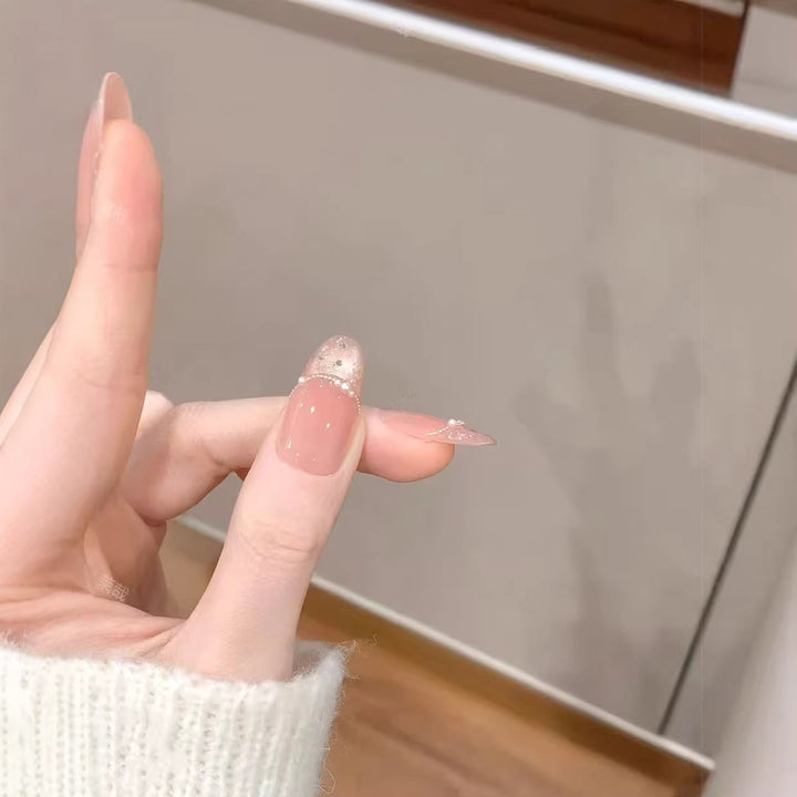 Elegant Decorative Press-On Nail Art