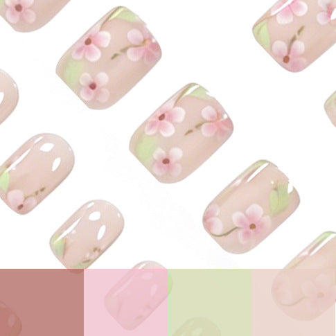 Floral Embellished Nail Art Enhancements Kalsten