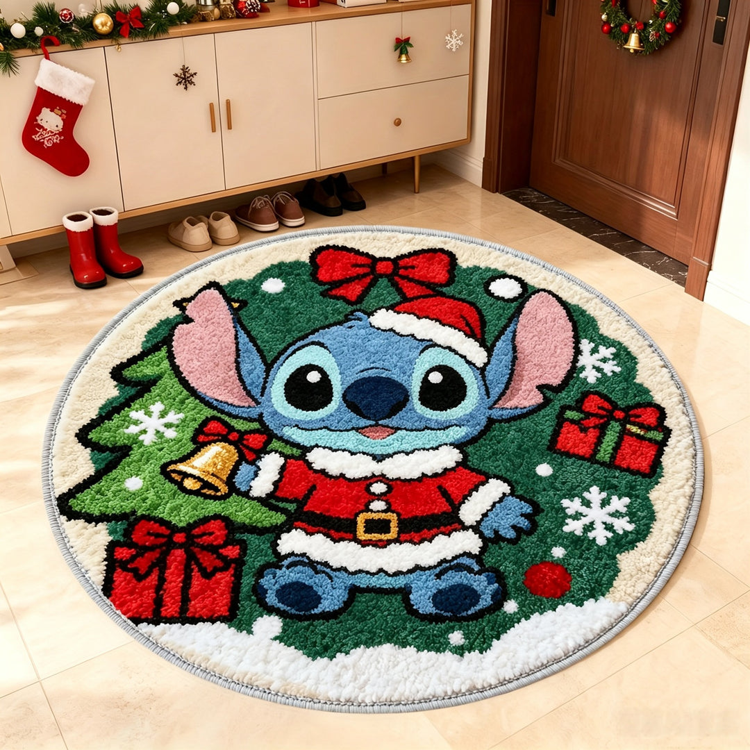 Cartoon Character Christmas Area Rug