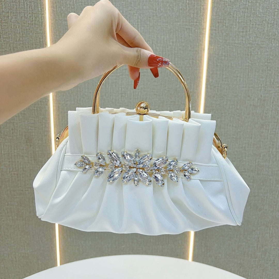 Ruched Evening Handbag