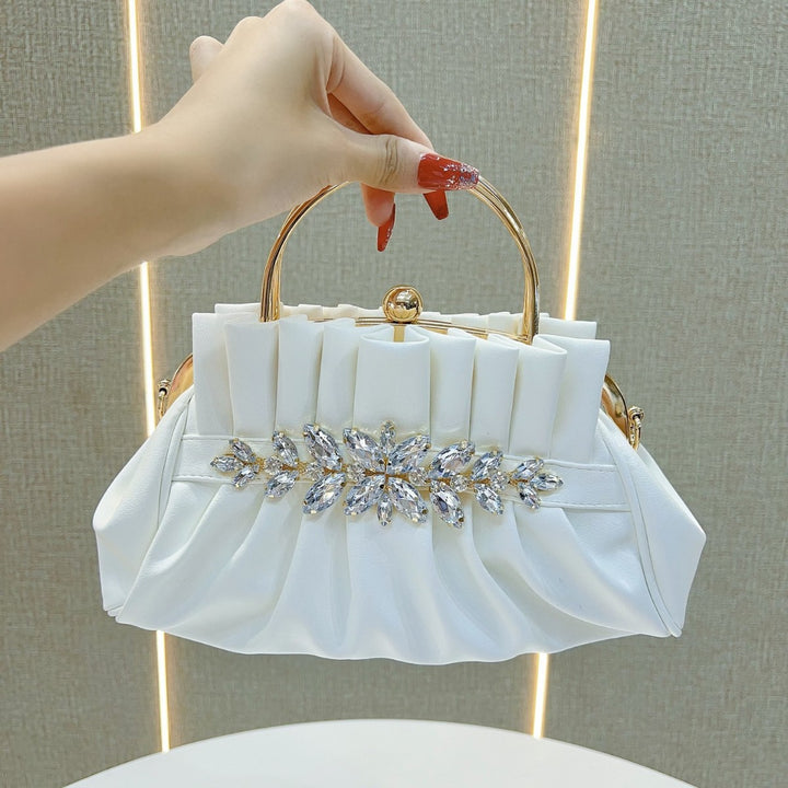 Ruched Evening Handbag