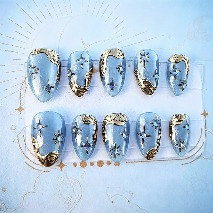 Elegant Press-On Nail Set Kalsten