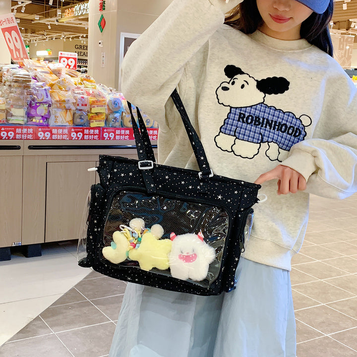 Cute Transparent Organizer Crossbody Bag Kalsten
