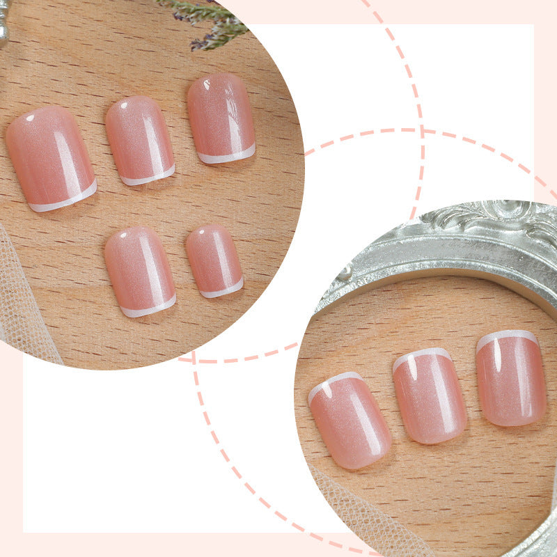 Artificial nail set with delicate rose finish Kalsten