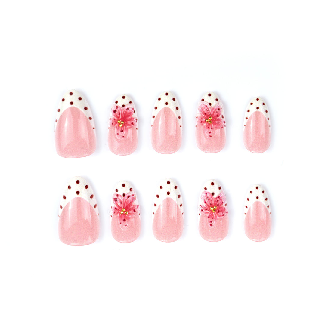 Floral Design Nail Art