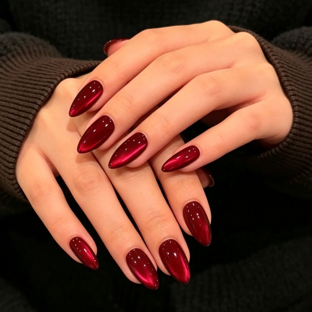 Glossy Stiletto Press-On Nails Kalsten