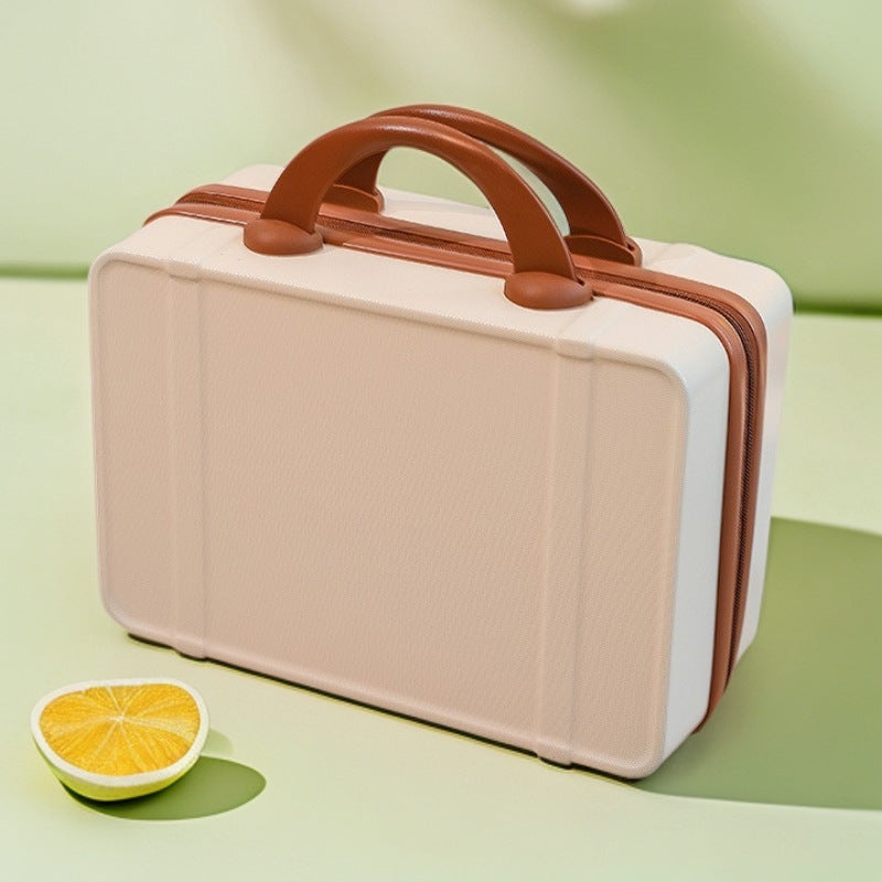 compact hard-shell cosmetic and travel vanity case with dual top handles Kalsten