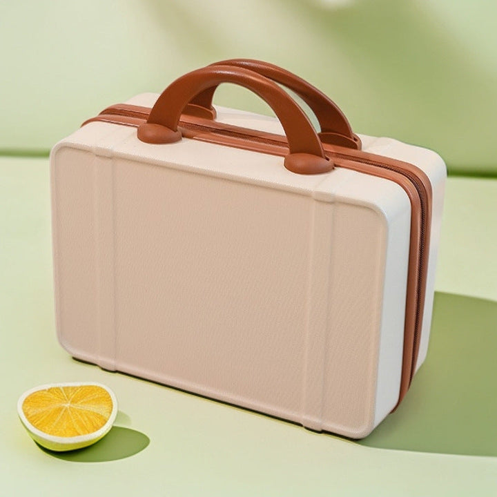compact hard-shell cosmetic and travel vanity case with dual top handles Kalsten