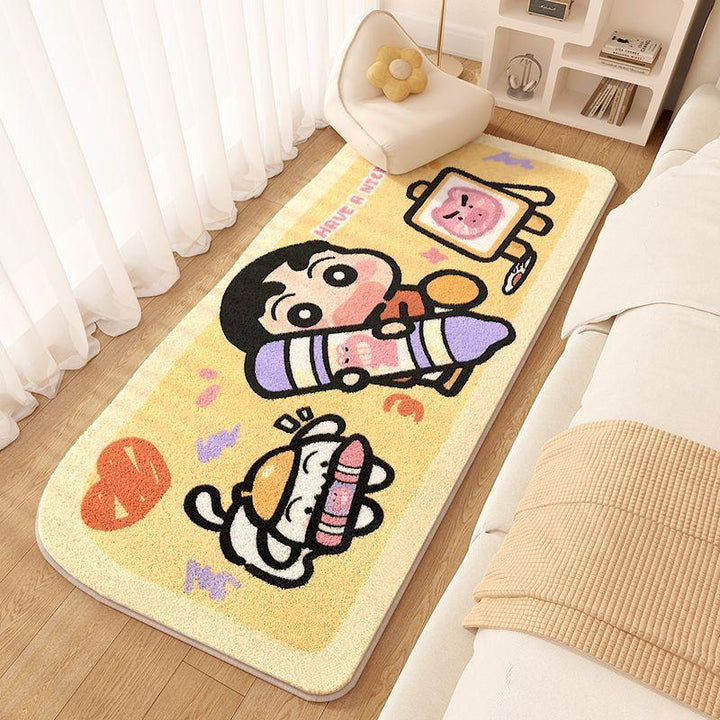 Cartoon-Themed Plush Area Rug