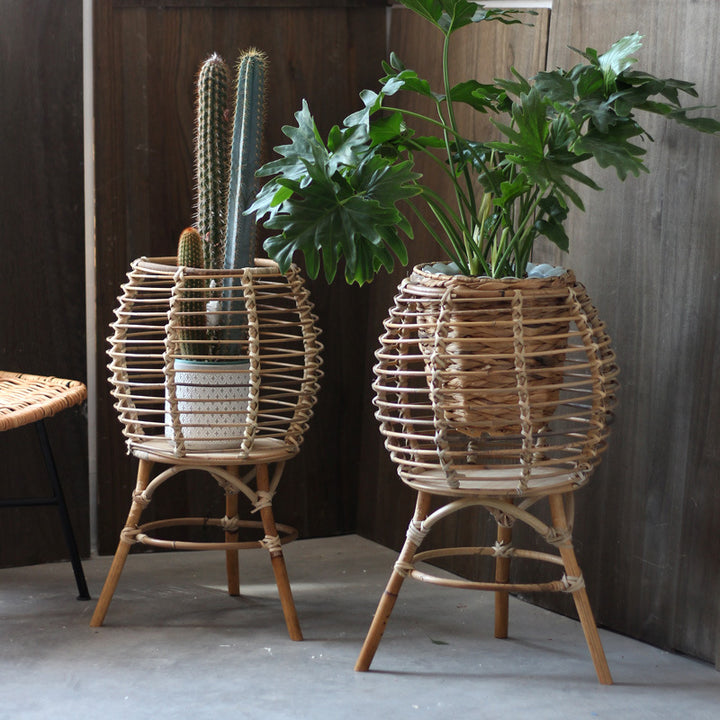 Handmade Rattan Stool Kalsten