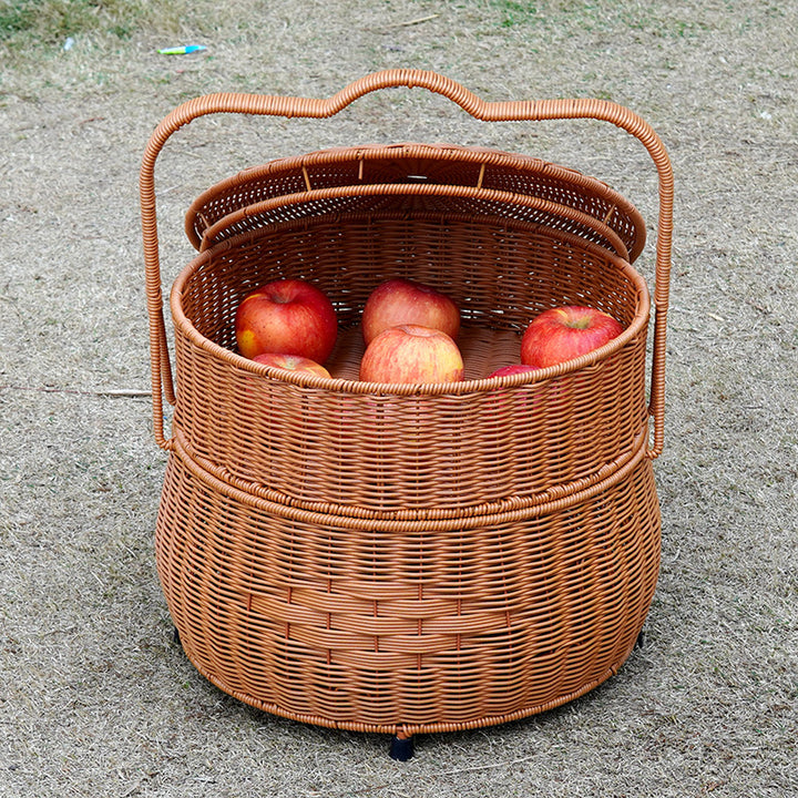 Decorative Wicker Storage Container Kalsten