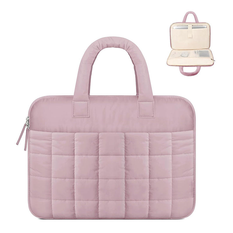 Padded Laptop Handbag with Versatile Interior Pockets Kalsten
