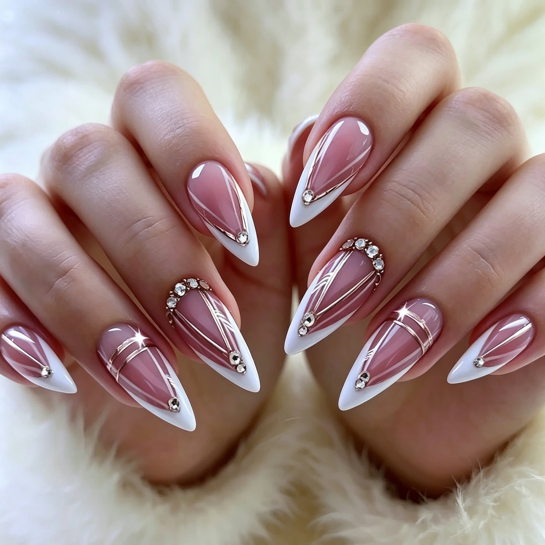 Stylish Stiletto Nail Art Enhancements Kalsten