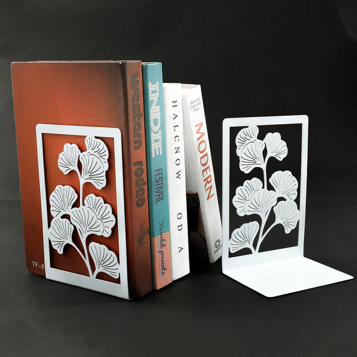 Decorative Plant-Themed Bookends