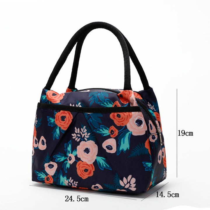Floral Insulated Lunch Cooler Bag Kalsten