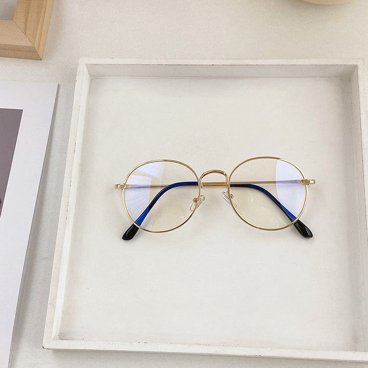 Fashion Round Sunglasses with Golden Frame Kalsten
