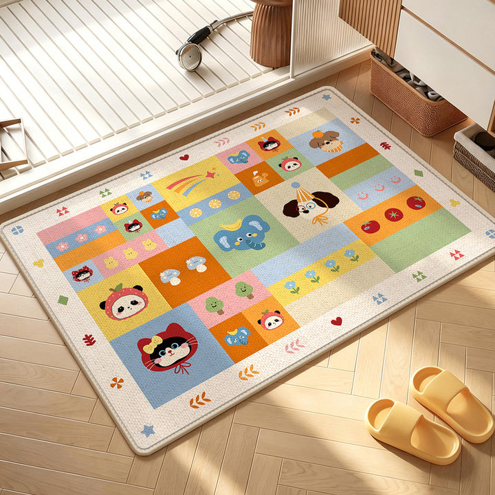 Fun Dot-Patterned Non-Slip Bathroom Mat Kalsten