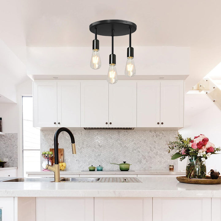 Minimalist Gold Accent Pendant Light