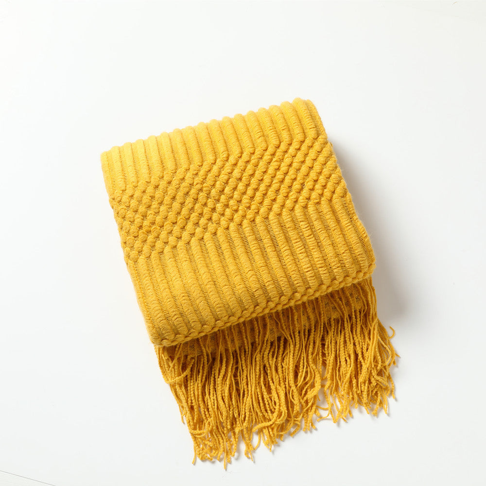Textured Knit Scarf Kalsten