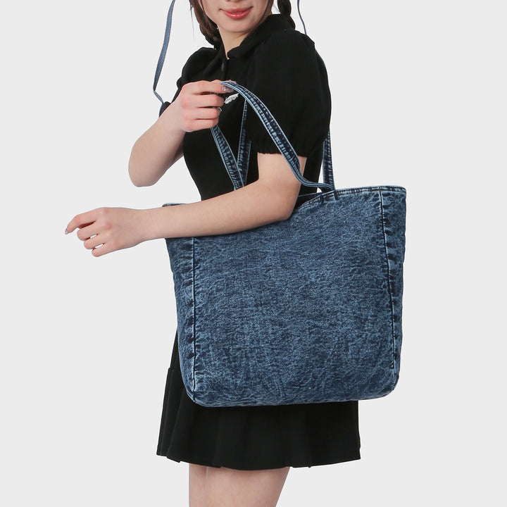 Durable Denim Tote Bag