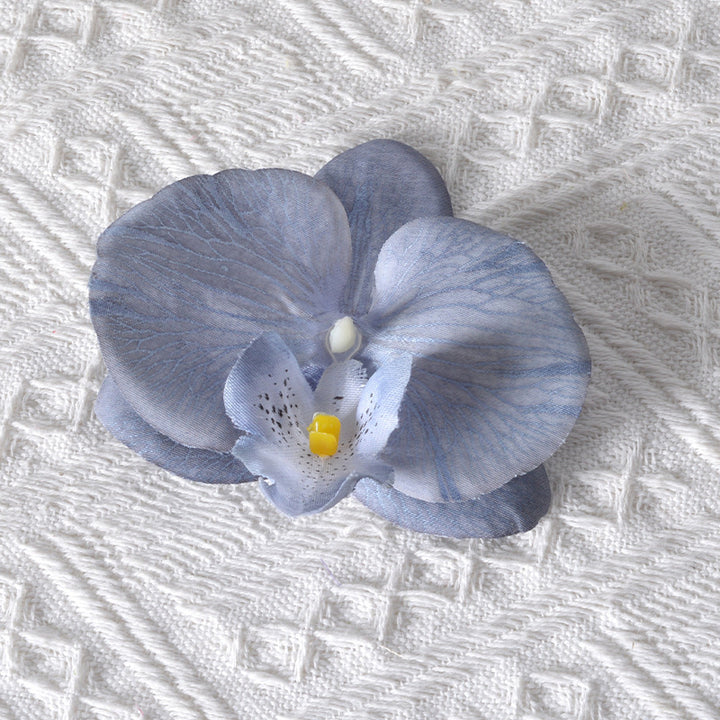 Elegant Artificial Orchid Hair Clip