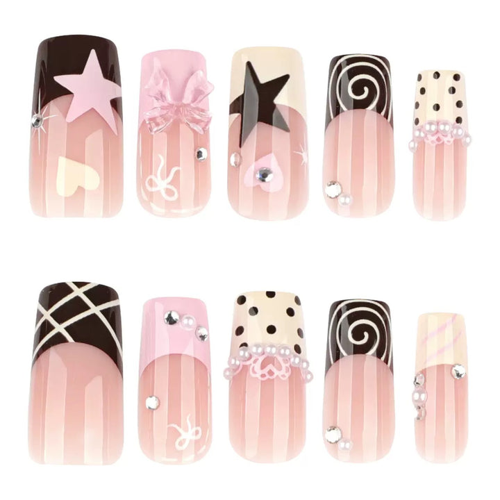 Artistic 3D Decorative Nail Extensions Kalsten