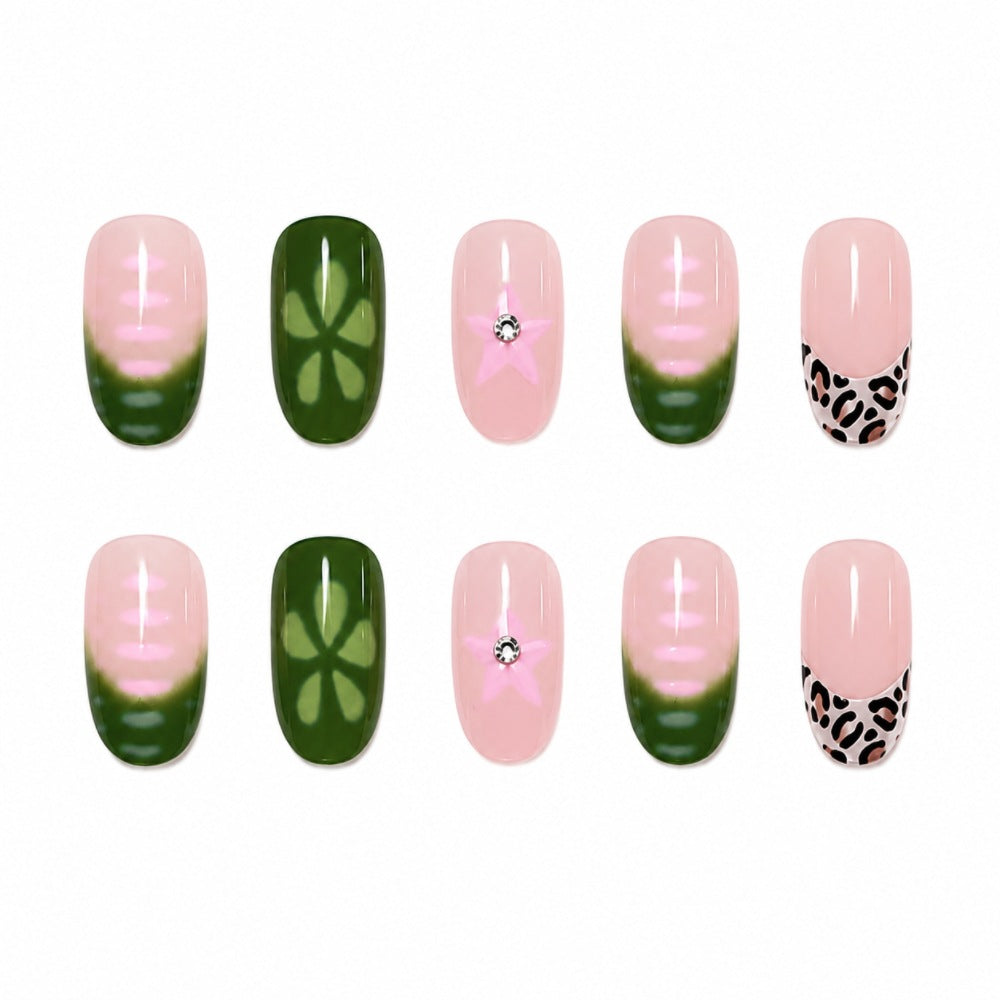 Artificial nails with modern geometric designs Kalsten