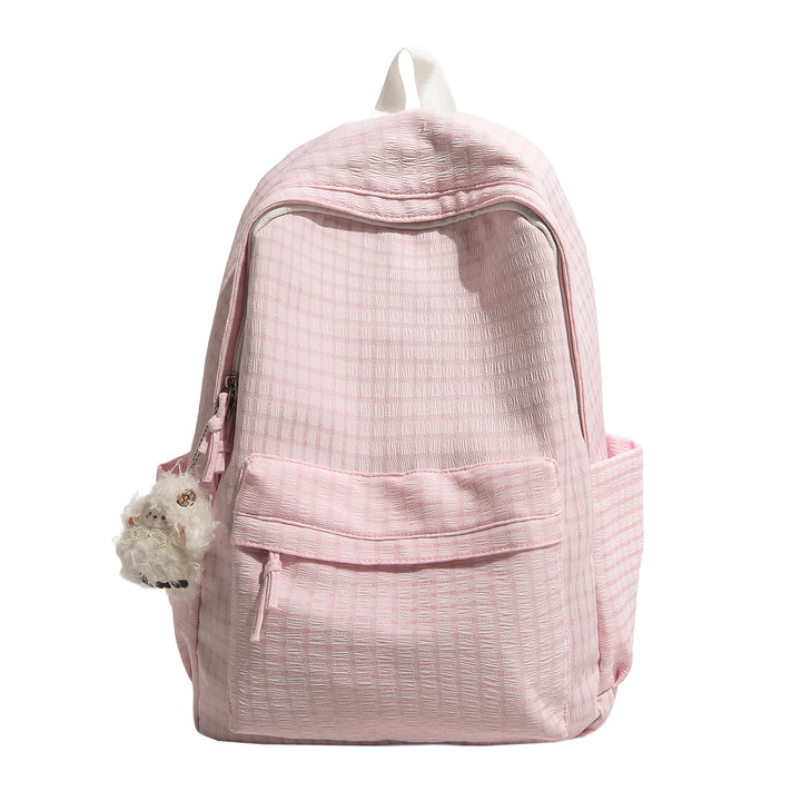 Textured Patterned Casual Backpack Kalsten