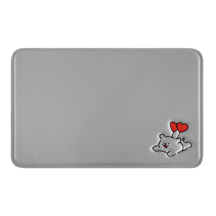 Playful Cartoon Bath Mat Kalsten
