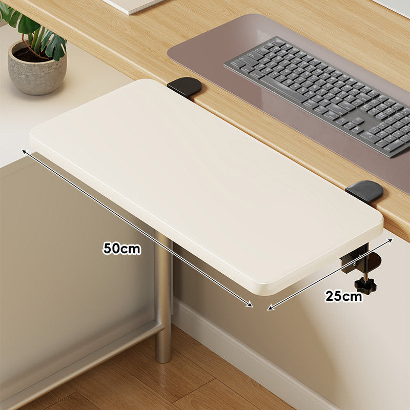 Under-Desk Sliding Keyboard Tray and Desk Extender with Smooth Glide Mount