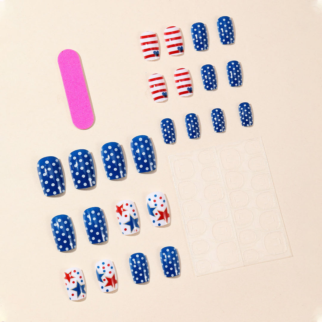 Patriotic Celebration Nail Art Kalsten